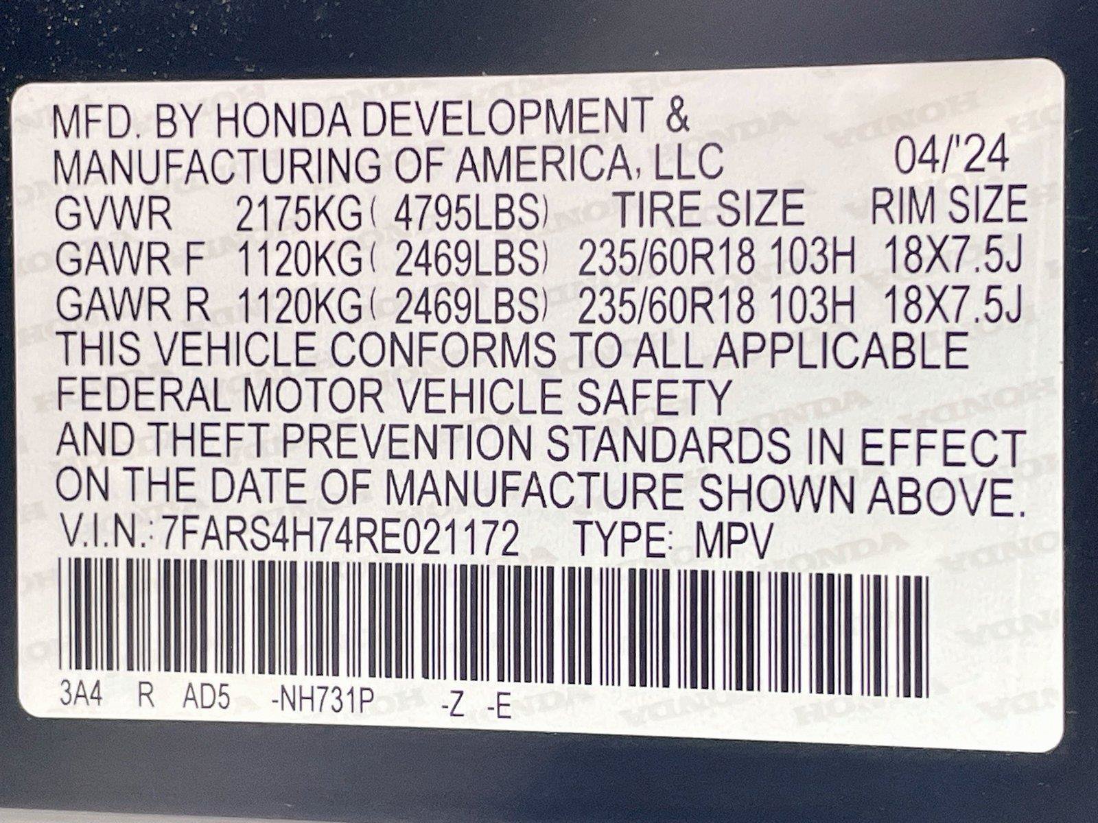 Certified 2024 Honda CR-V EX-L image 35