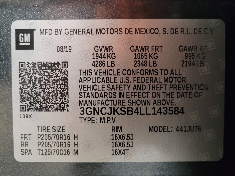 Used 2020 Chevrolet Trax LS w/ Tint and Cruise Package FWD image 33