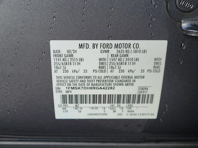 Used 2024 Ford Explorer XLT w/ Equipment Group 202A RWD image 35
