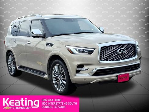 Used 2021 INFINITI QX80 Sensory w/ Cargo Package RWD image 1