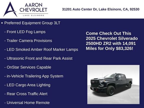 Used 2025 Chevrolet Silverado 2500 ZR2 w/ Technology Package image 25