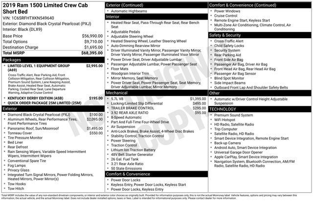 Used 2019 RAM 1500 Limited AWD/4WD image 45