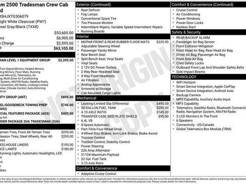 New 2026 RAM 2500 Tradesman AWD/4WD image 9