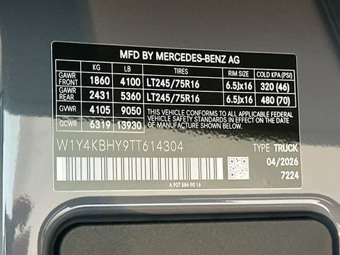 New 2026 Mercedes-Benz Sprinter 2500 image 28