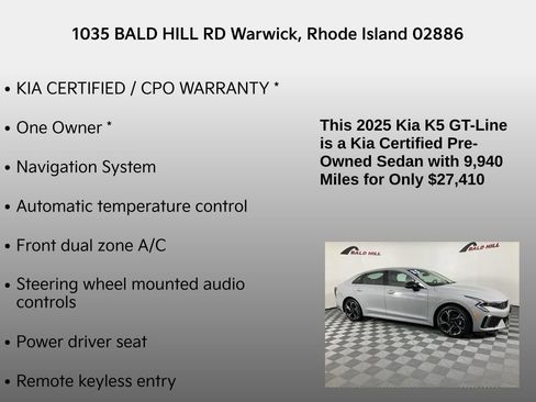 Certified 2025 Kia K5 GT-Line image 7