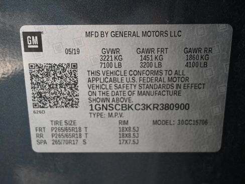 Used 2019 Chevrolet Tahoe LT RWD image 18