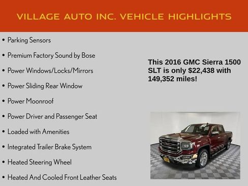 Used 2016 GMC Sierra 1500 SLT image 14