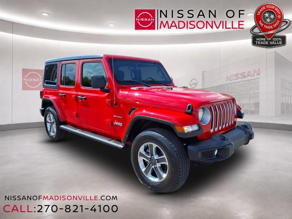 Used 2022 Jeep Wrangler Unlimited Sahara w/ Cold Weather Group AWD/4WD image 1