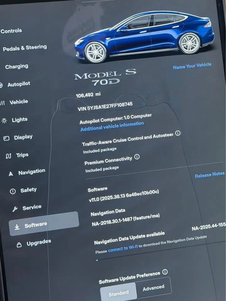 Used 2015 Tesla Model S 90D AWD/4WD image 9