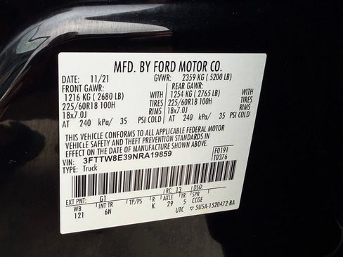 Used 2022 Ford Maverick Lariat FWD image 30
