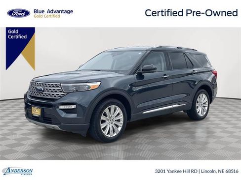 Certified 2022 Ford Explorer Limited w/ Equipment Group 301A AWD/4WD image 1