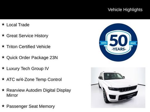 Used 2023 Jeep Grand Cherokee Overland w/ Luxury Tech Group IV AWD/4WD image 5