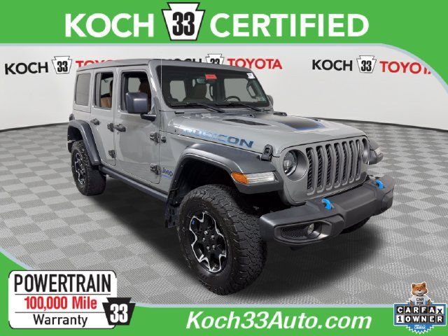 Used 2023 Jeep Wrangler Unlimited Rubicon 4xe w/ Cold Weather Group AWD/4WD image 1