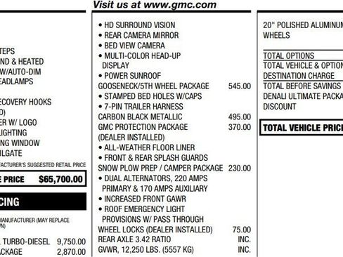 Used 2020 GMC Sierra 3500 Denali w/ Denali Ultimate Package image 2