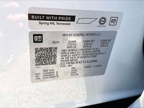 New 2026 Cadillac XT5 Premium Luxury w/ LPO, ONYX Package FWD image 19