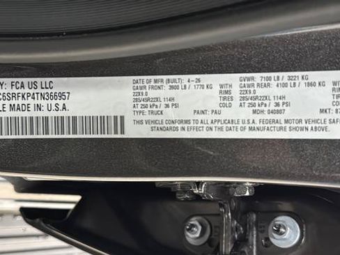 New 2026 RAM 1500 Tungsten w/ Towing Technology Group AWD/4WD image 27