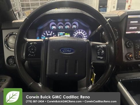Used 2015 Ford F350 Lariat w/ Lariat Ultimate Package AWD/4WD image 17