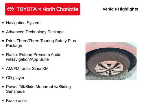 Used 2018 Toyota Prius Three w/ Advanced Technology Package FWD image 5