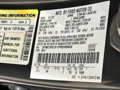 Used 2023 Ford Bronco Sport Outer Banks w/ Tech Package AWD/4WD image 32