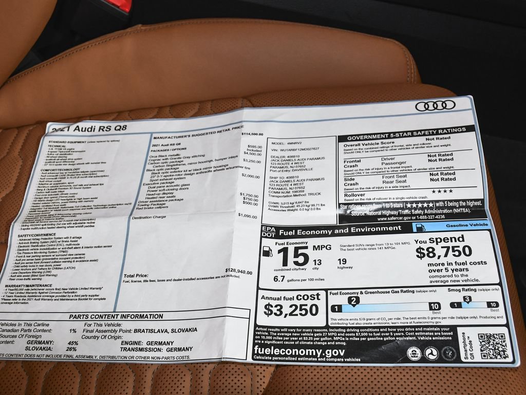 Used 2021 Audi RS Q8 AWD/4WD image 70