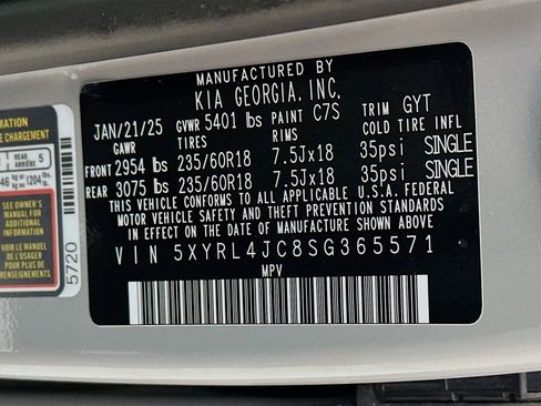Certified 2025 Kia Sorento S w/ Panoramic Sunroof Package FWD image 32