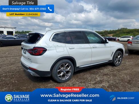 Used 2022 BMW X3 xDrive30i w/ Premium Package AWD/4WD image 4