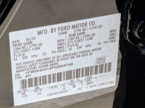 Certified 2023 Ford Explorer ST w/ Equipment Group 401A AWD/4WD image 20