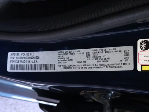 Used 2021 RAM 1500 Big Horn AWD/4WD image 50