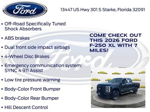 New 2026 Ford F250 XL w/ STX Appearance Package AWD/4WD image 30