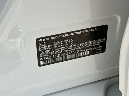 Used 2017 BMW 540i RWD image 35