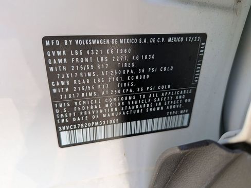 Certified 2023 Volkswagen Taos S FWD image 33