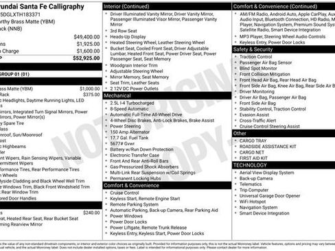 New 2026 Hyundai Santa Fe Calligraphy AWD/4WD image 27