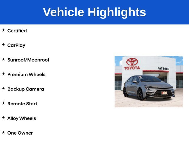 Certified 2025 Toyota Corolla Hybrid Sedan FWD image 5