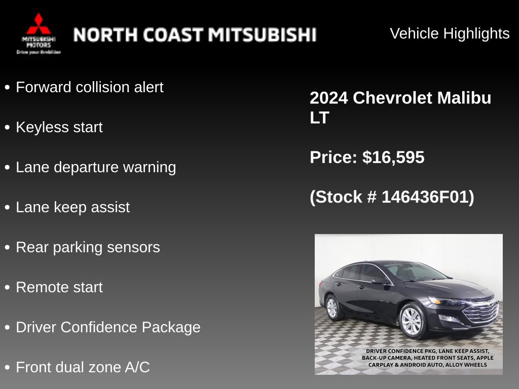 Used 2024 Chevrolet Malibu LT FWD image 2