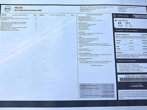 Used 2017 Volvo XC90 T6 Inscription image 31