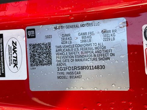 Used 2024 Chevrolet Camaro LT image 33