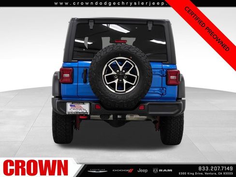 Certified 2025 Jeep Wrangler Unlimited Rubicon AWD/4WD image 6
