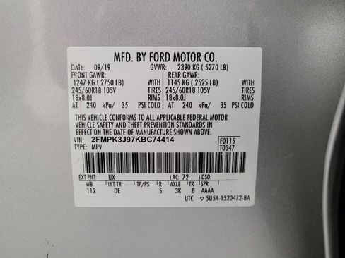 Used 2019 Ford Edge SEL FWD image 33