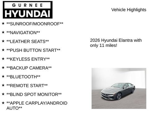 New 2026 Hyundai Elantra Limited FWD image 8