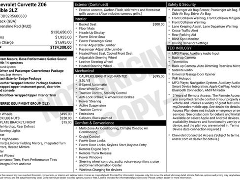Used 2024 Chevrolet Corvette Z06 RWD image 9