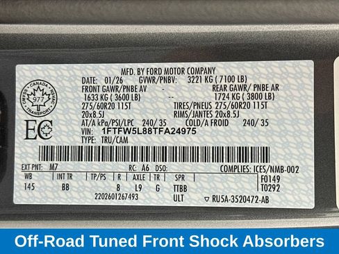 Used 2026 Ford F150 Lariat w/ Equipment Group 502A High AWD/4WD image 14