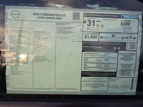 New 2026 Nissan Rogue Dark Armor image 30