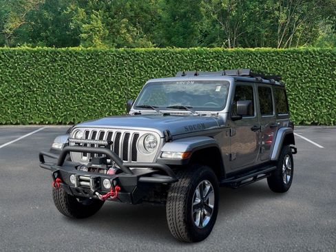 Used 2019 Jeep Wrangler Unlimited Sahara w/ Uconnect 4C Nav & Sound Group AWD/4WD image 8