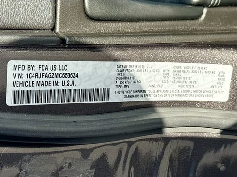 Used 2021 Jeep Grand Cherokee Laredo X image 34