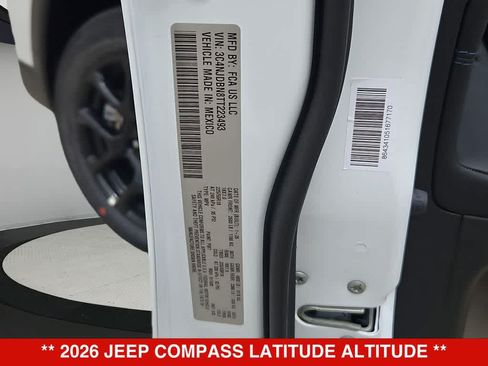 New 2026 Jeep Compass Latitude AWD/4WD image 36