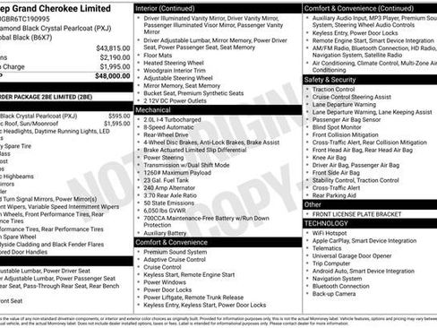 New 2026 Jeep Grand Cherokee Limited RWD image 36