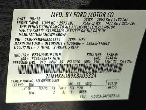 Used 2019 Ford Flex Limited image 46