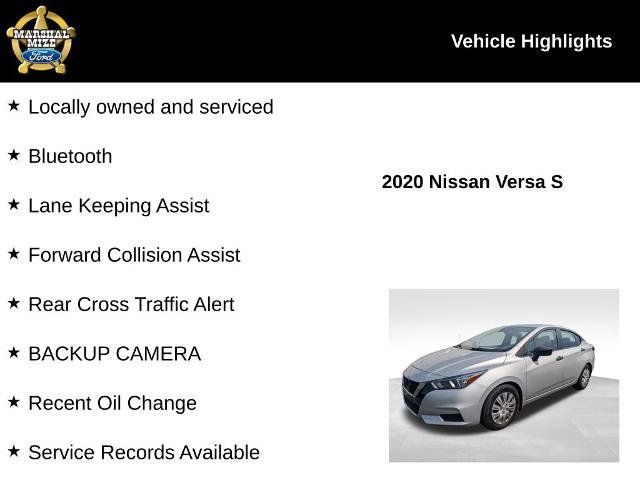 Used 2020 Nissan Versa S FWD image 2