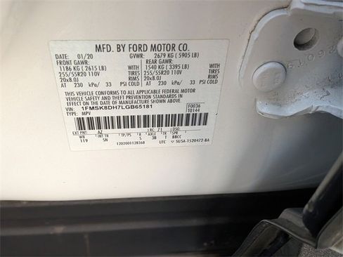 Used 2020 Ford Explorer XLT w/ Equipment Group 202A image 42