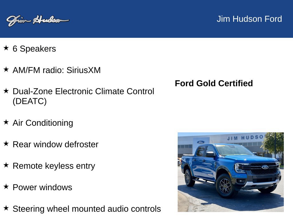 Used 2024 Ford Ranger XLT w/ FX4 Off-Road Package AWD/4WD image 13